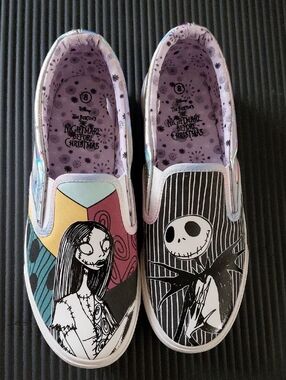 Nightmare Before Christmas Slip On Shoes